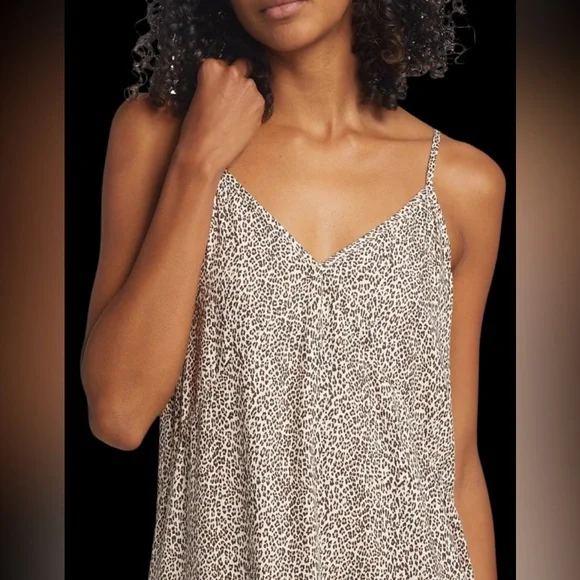 LN Jenni Kayne perfect fitting womens cream leopard slipdress, viscose size XXL - Picture 2 of 14